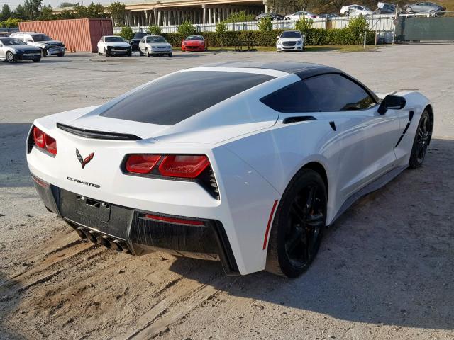 1G1YB2D77G5118505 - 2016 CHEVROLET CORVETTE S WHITE photo 4