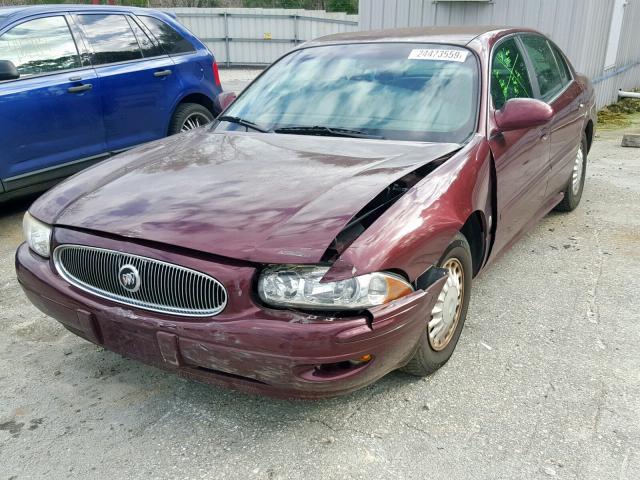 1G4HP52K85U189129 - 2005 BUICK LESABRE CU MAROON photo 10