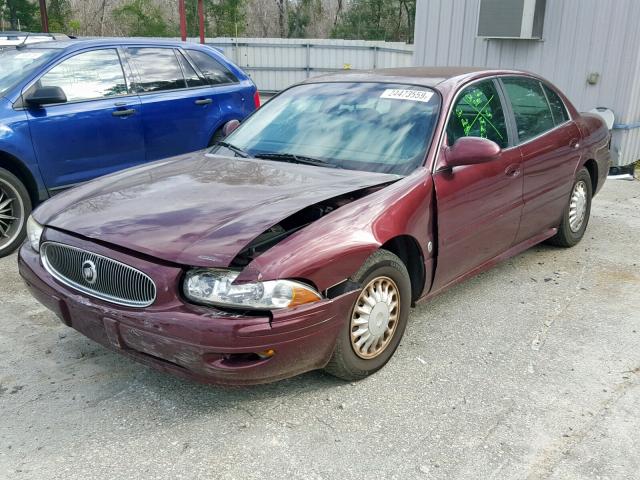 1G4HP52K85U189129 - 2005 BUICK LESABRE CU MAROON photo 2