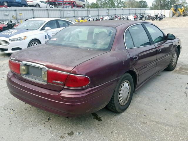 1G4HP52K85U189129 - 2005 BUICK LESABRE CU MAROON photo 4