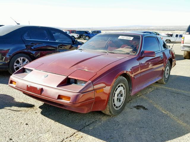 JN1HZ16S8GX092857 - 1986 NISSAN 300ZX 2+2 BURGUNDY photo 2