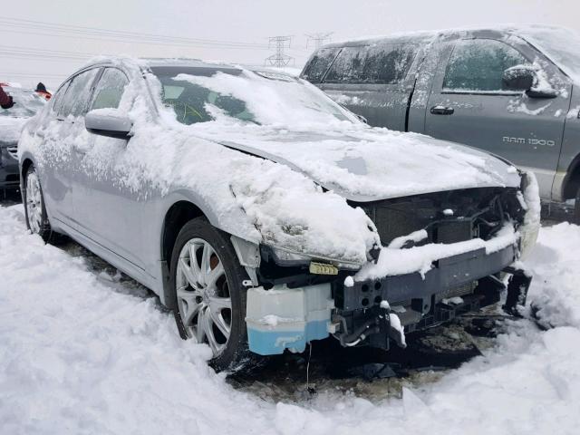 JN1CV6AR9AM453741 - 2010 INFINITI G37 SILVER photo 1