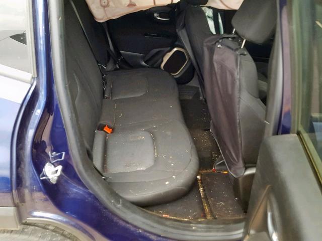 ZACCJAAB1HPF71406 - 2017 JEEP RENEGADE S PURPLE photo 6