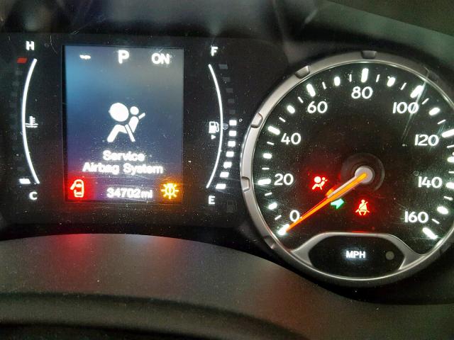 ZACCJAAB1HPF71406 - 2017 JEEP RENEGADE S PURPLE photo 8