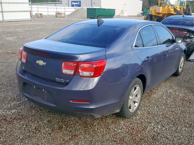 1G11B5SLXFF337129 - 2015 CHEVROLET MALIBU LS BLUE photo 4