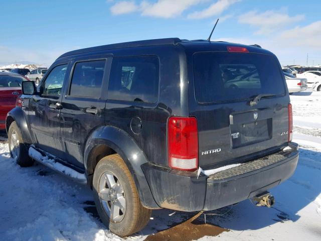 1D8GU28K98W178276 - 2008 DODGE NITRO SXT შავი ფოტო 3