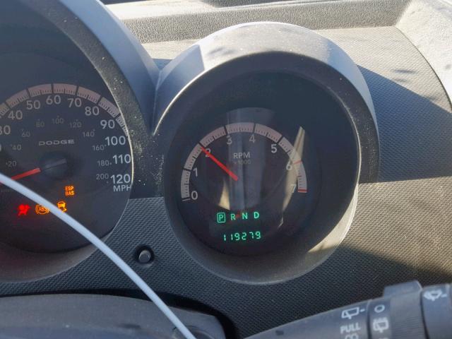 1D8GU28K98W178276 - 2008 DODGE NITRO SXT შავი ფოტო 8