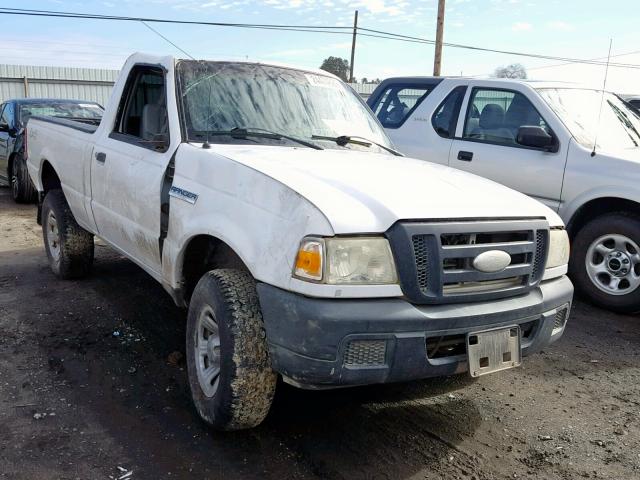 1FTYR11U27PA06173 - 2007 FORD RANGER WHITE photo 1