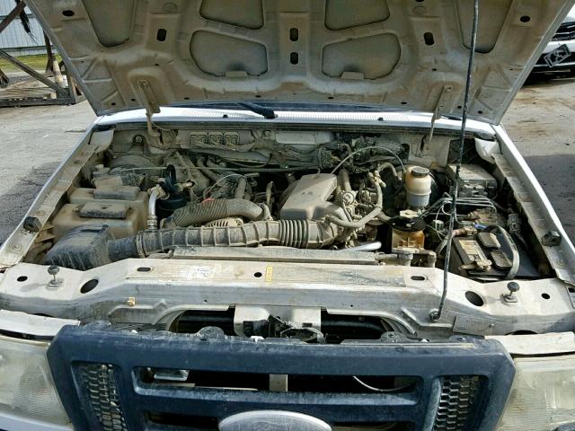 1FTYR11U27PA06173 - 2007 FORD RANGER WHITE photo 7