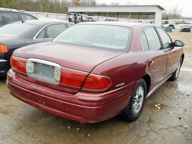 1G4HP54K924227637 - 2002 BUICK LESABRE CU MAROON photo 4