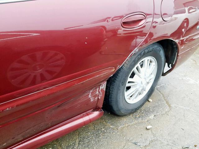 1G4HP54K924227637 - 2002 BUICK LESABRE CU MAROON photo 9