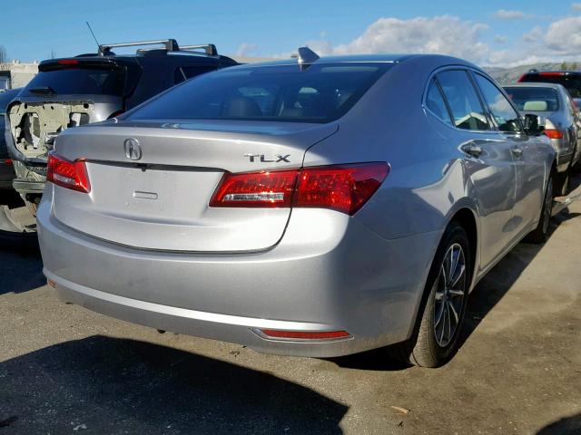 19UUB1F32JA007614 - 2018 ACURA TLX SILVER photo 4