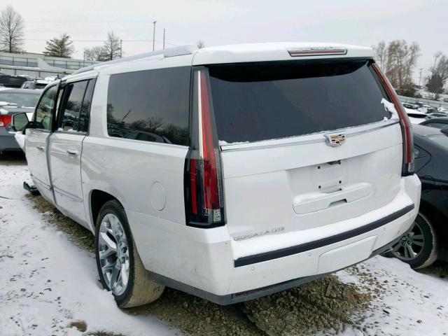 1GYS4JKJ4HR287935 - 2017 CADILLAC ESCALADE E WHITE photo 3