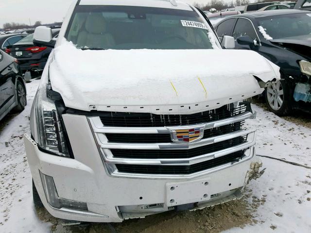 1GYS4JKJ4HR287935 - 2017 CADILLAC ESCALADE E WHITE photo 7