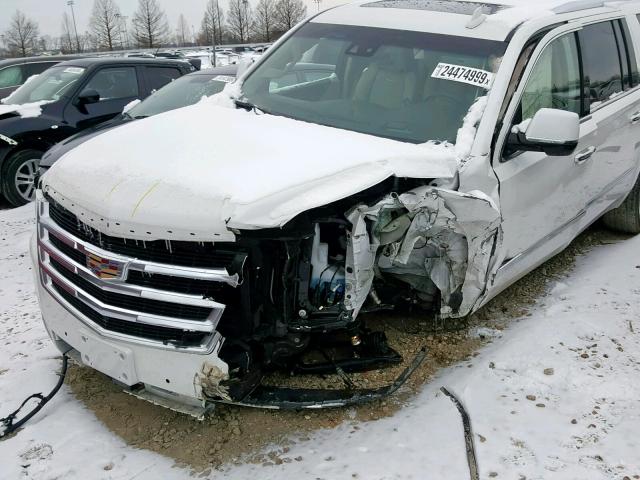 1GYS4JKJ4HR287935 - 2017 CADILLAC ESCALADE E WHITE photo 9