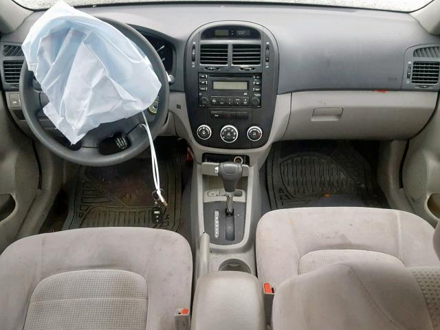 KNAFE121485541586 - 2008 KIA SPECTRA EX BLUE photo 9