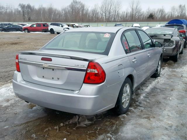 1G1ZT54885F173709 - 2005 CHEVROLET MALIBU LS Gümüş foto 4