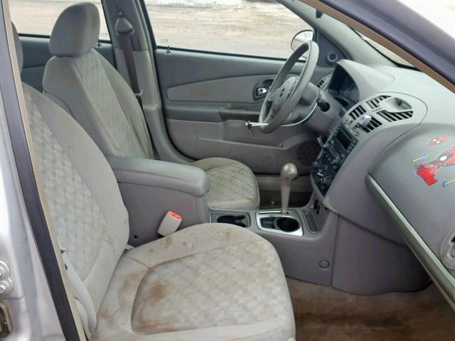 1G1ZT54885F173709 - 2005 CHEVROLET MALIBU LS Gümüş foto 5