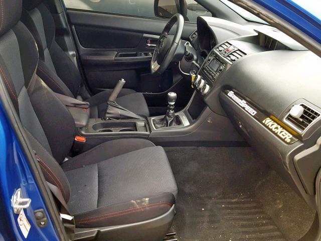 JF1VA1A67F9831324 - 2015 SUBARU WRX BLUE photo 5