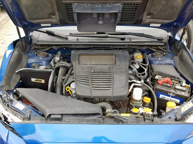 JF1VA1A67F9831324 - 2015 SUBARU WRX BLUE photo 7