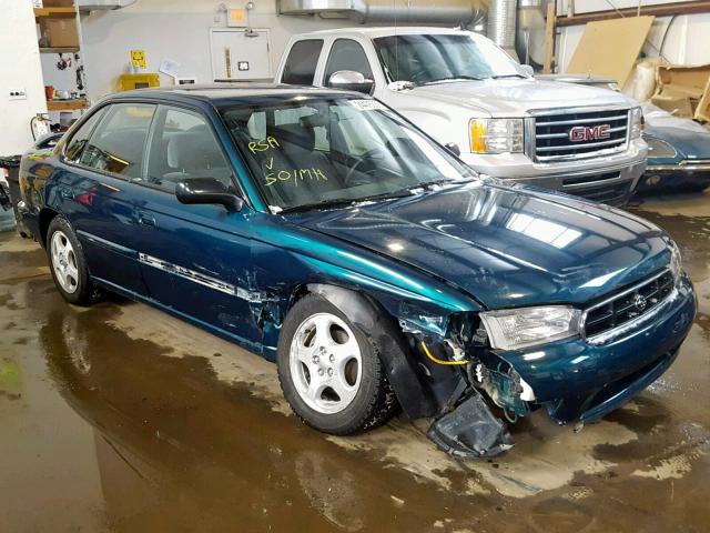 4S3BD4357X7254849 - 1999 SUBARU LEGACY L GREEN photo 1