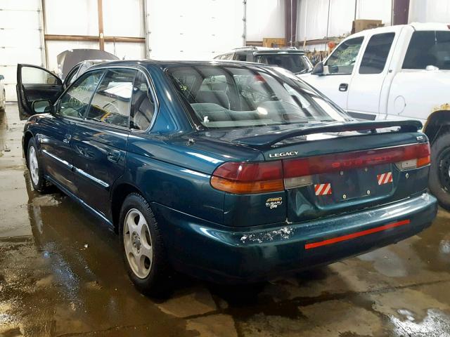 4S3BD4357X7254849 - 1999 SUBARU LEGACY L GREEN photo 3