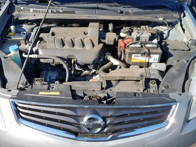 3N1AB6AP0CL725315 - 2012 NISSAN SENTRA 2.0 GRAY photo 7