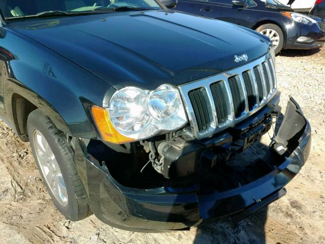 1J8GR58K09C525636 - 2009 JEEP GRAND CHER BLACK photo 9