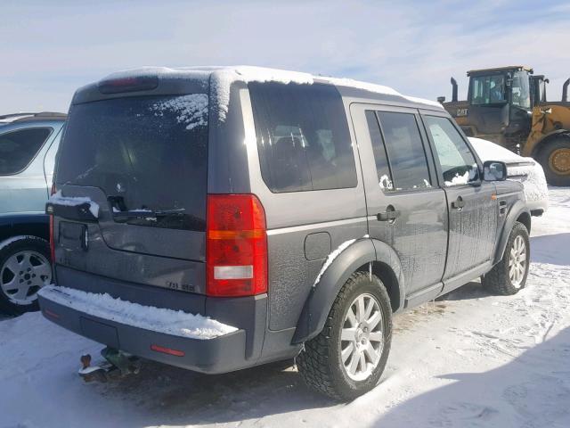 SALAD25455A319937 - 2005 LAND ROVER LR3 SE GRAY photo 4