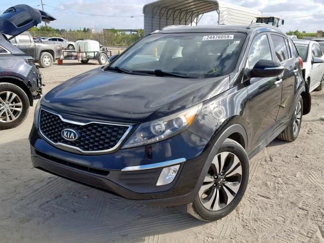 KNDPC3A67C7172483 - 2012 KIA SPORTAGE S BLACK photo 2