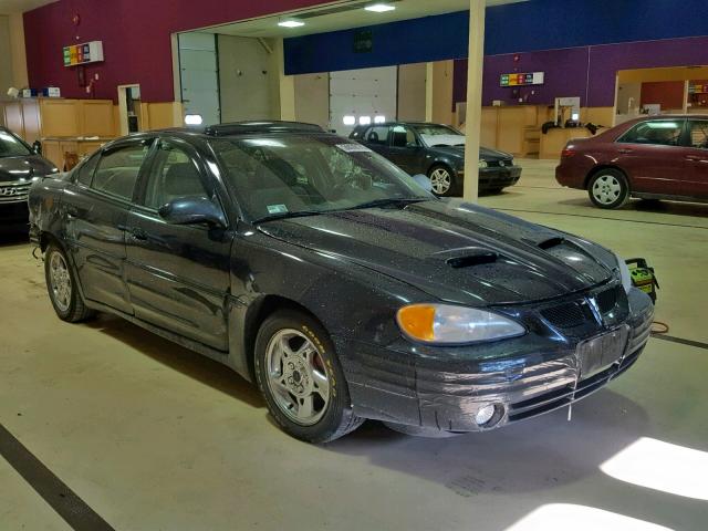 1G2NW52E44C107345 - 2004 PONTIAC GRAND AM G BLACK photo 1