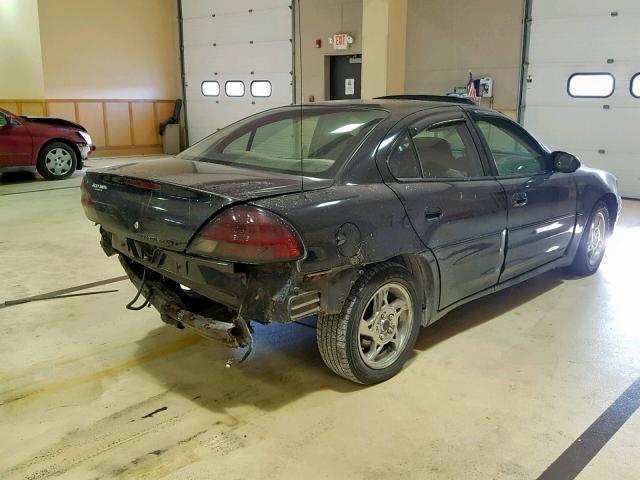 1G2NW52E44C107345 - 2004 PONTIAC GRAND AM G BLACK photo 4