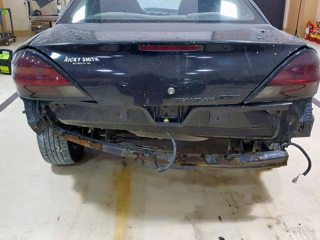 1G2NW52E44C107345 - 2004 PONTIAC GRAND AM G BLACK photo 9