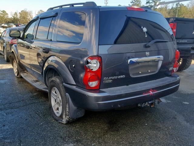 1D8HB58D74F130251 - 2004 DODGE DURANGO LI GRAY photo 3