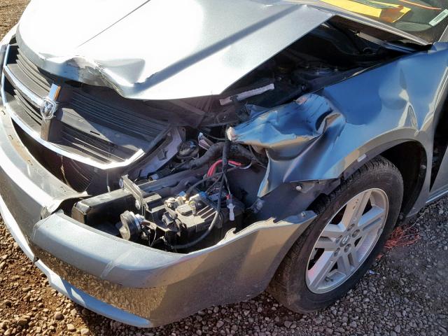 1B3CC1FB6AN205038 - 2010 DODGE AVENGER EX SILVER photo 9