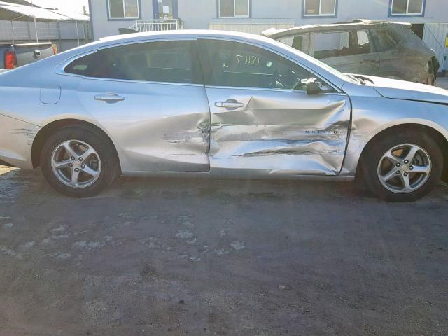 1G1ZB5ST7HF120272 - 2017 CHEVROLET MALIBU LS SILVER photo 9
