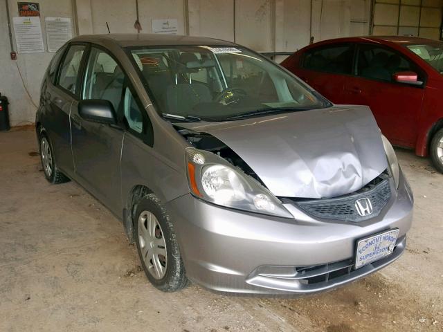 JHMGE8H23AS004956 - 2010 HONDA FIT GRAY photo 1