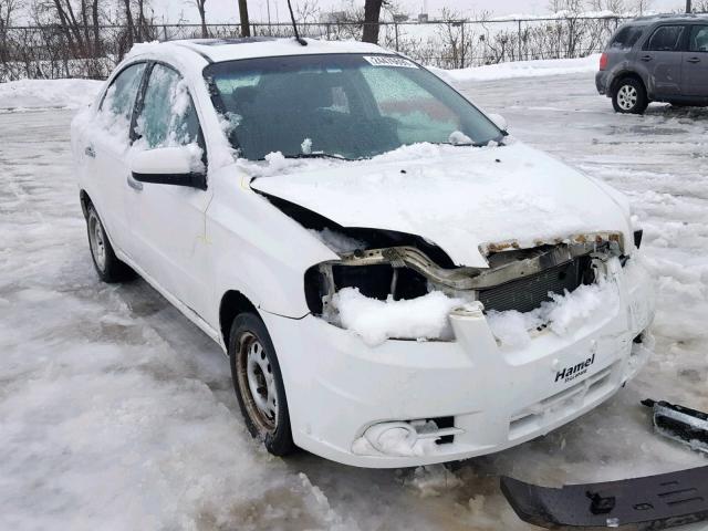 3G1TC5DE6AL134712 - 2010 CHEVROLET AVEO LT WHITE photo 1