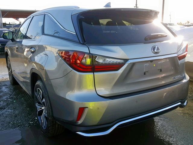 JTJDZKCA6J2012390 - 2018 LEXUS RX 350 L GRAY photo 3