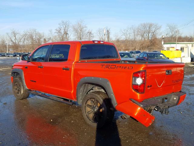 5TFDY5F11FX468584 - 2015 TOYOTA TUNDRA CRE ORANGE photo 3