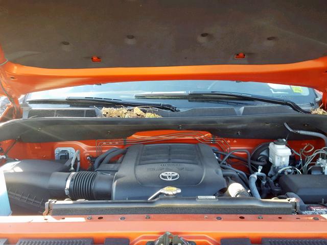 5TFDY5F11FX468584 - 2015 TOYOTA TUNDRA CRE ORANGE photo 7