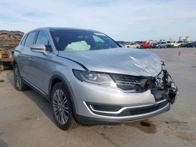 2LMTJ6LR6GBL35747 - 2016 LINCOLN MKX RESERV SILVER photo 1