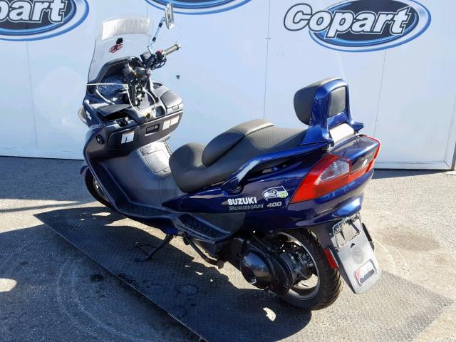 JS1CK43A652101455 - 2005 SUZUKI AN400 K3 BLUE photo 3