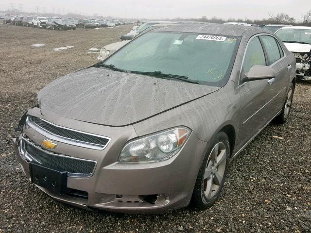 1G1ZC5E09CF319881 - 2012 CHEVROLET MALIBU 1LT 棕色 照片 2