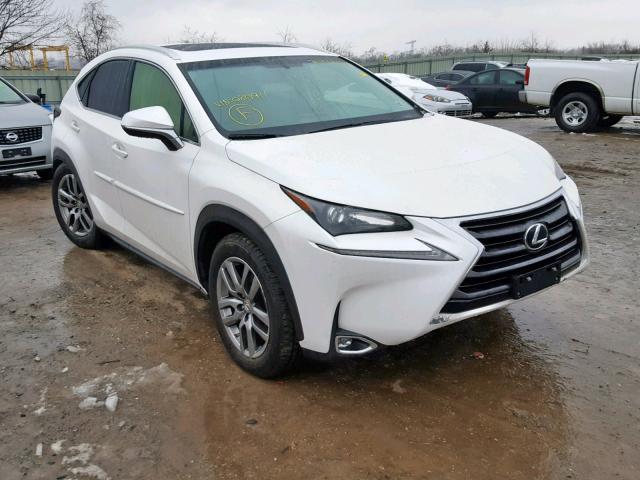 JTJBARBZ8G2080911 - 2016 LEXUS NX 200T WHITE photo 1