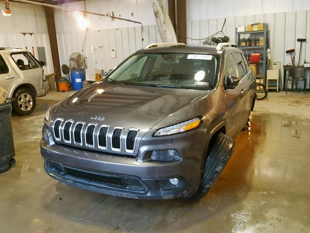 1C4PJMCS6FW663983 - 2015 JEEP CHEROKEE L GRAY photo 2