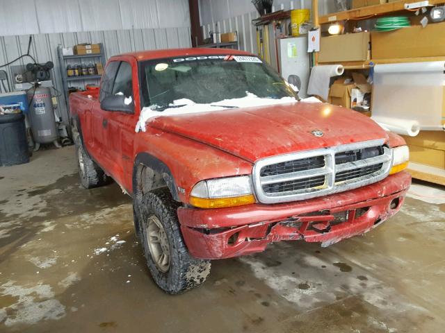 1B7GG23YXVS255063 - 1997 DODGE DAKOTA RED photo 1