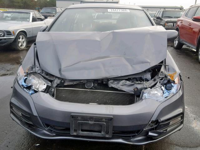 JHMZE2H38CS000287 - 2012 HONDA INSIGHT GRAY photo 7