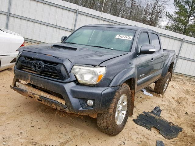 3TMMU4FN8CM039615 - 2012 TOYOTA TACOMA DOU CHARCOAL photo 2