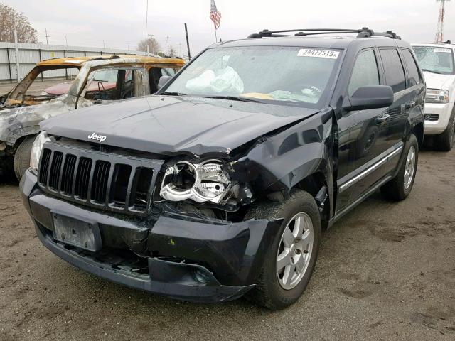 1J4PR4GK4AC160346 - 2010 JEEP GRAND CHER BLACK photo 2